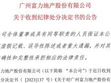 富力、融创、佳兆业、奥园等多家房企违规被公开谴责