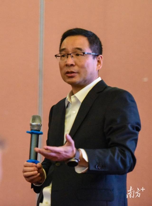 中国邮政集团有限公司广东省分公司党委书记、总经理陈洪涛。受访者供图