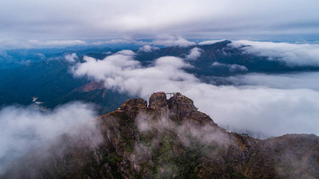 连山风光。