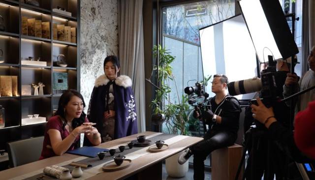 横店一个短剧的拍摄现场。南方周末记者赵明摄