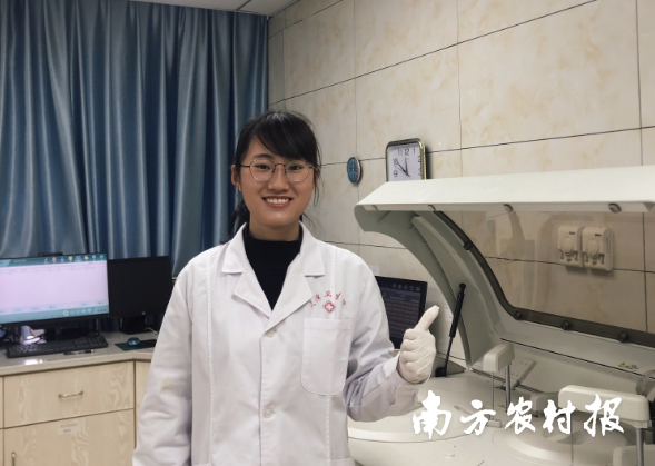 在江门市新会区大泽镇卫生院工作的梁燕婷。