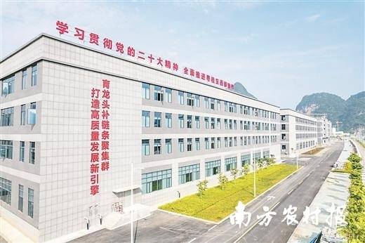大新县粤桂协作新材料智造产业园一览。