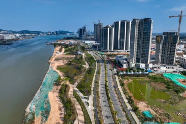 横沥岛尖即将拉通"二横四纵"主骨架路网,助力明珠湾高质量发展-广州市