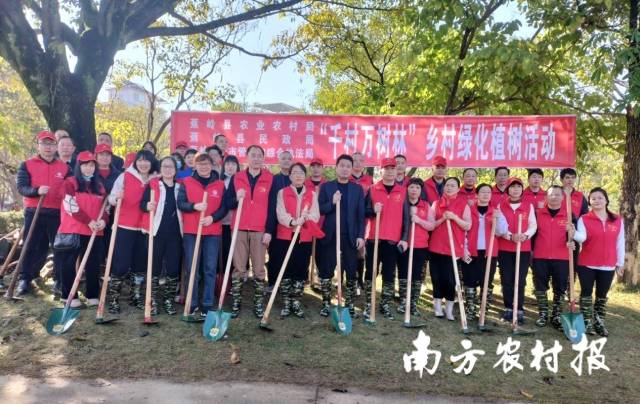 3月12日，员干蕉岭县农业农村局、添绿蕉岭县民政局、千村蕉岭县城市管理和综合执法局领班子成员和党员干部赴锡林公园开展“绿美梅州‘千村增绿先锋行’主题党日”——“千村万树林”乡村绿化植树活动。增绿植树