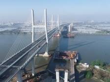 深江铁路建设新进展：跨磨刀门水道主桥进入塔座施工阶段