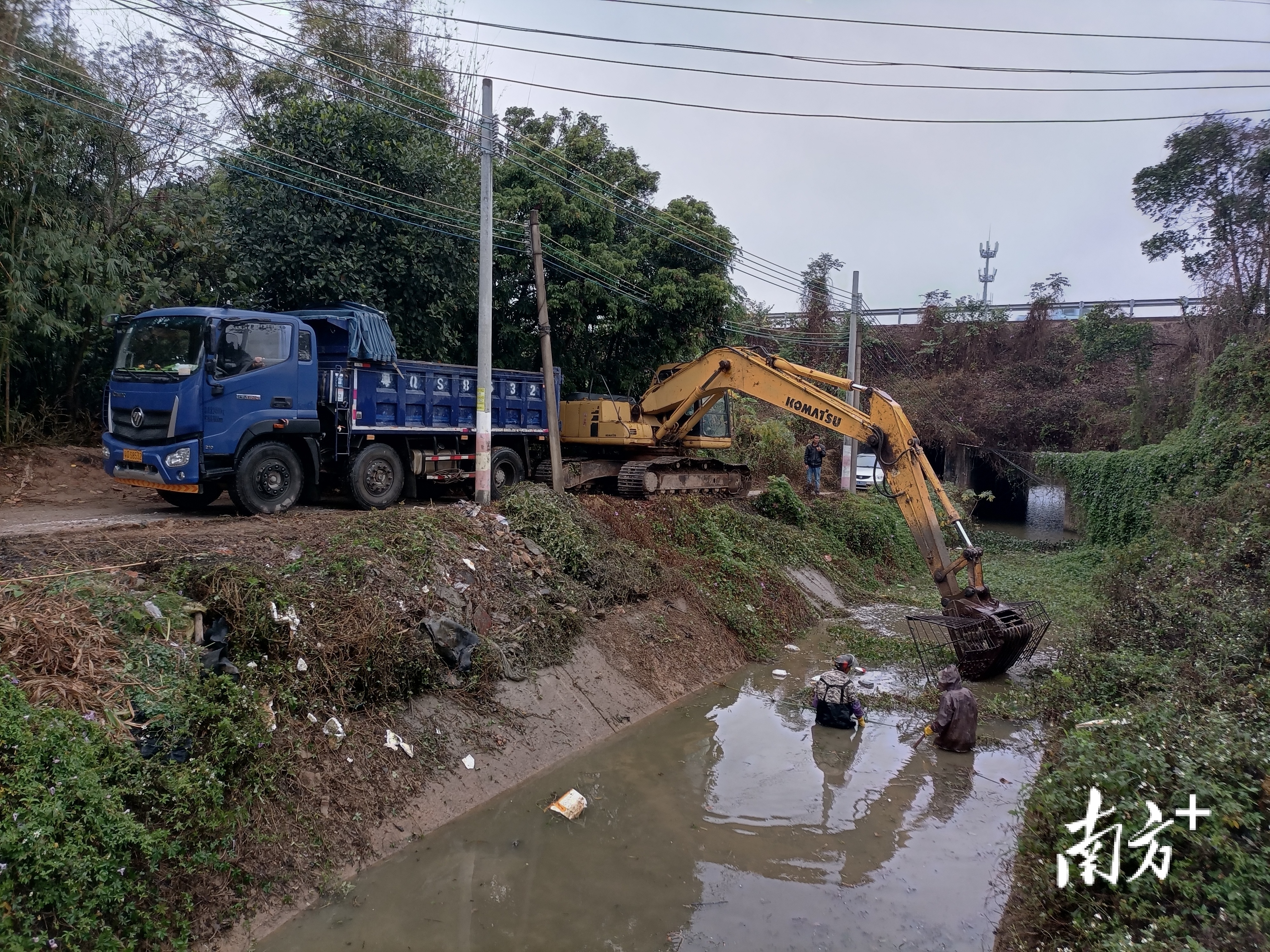 3月25日前东湖水库灌区干渠清淤将全部结束。